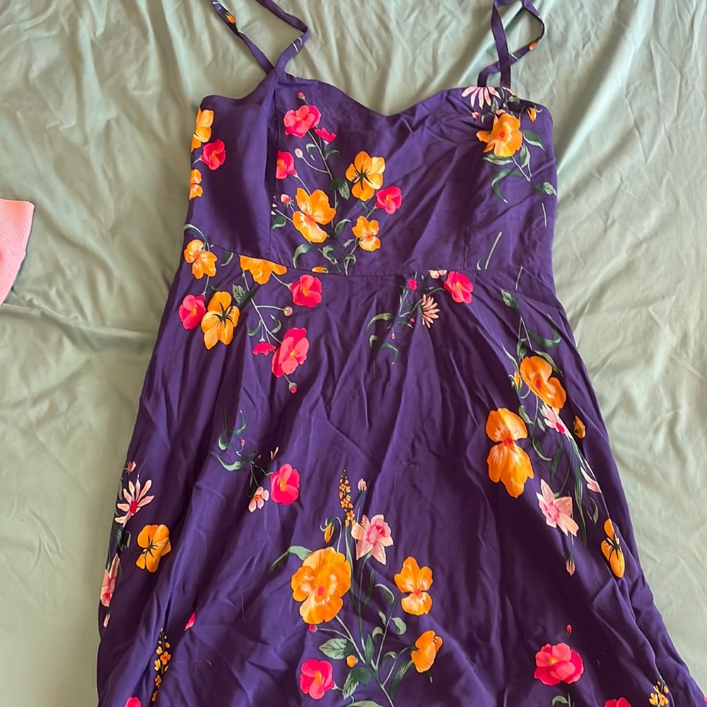 Blue floral old navy dress